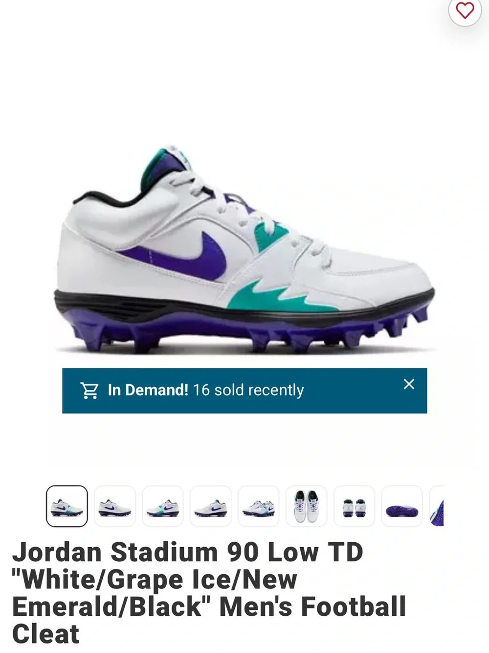 Jordan men’s White Teal Purple Athletic Sneakers